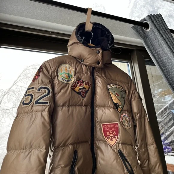 Moncler: Patches Coat Ski Alps Patch Limited Edition Puffer Jacket (Brown) ❄️